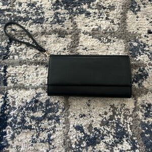 A New Day Black Large Wristlet Wallet